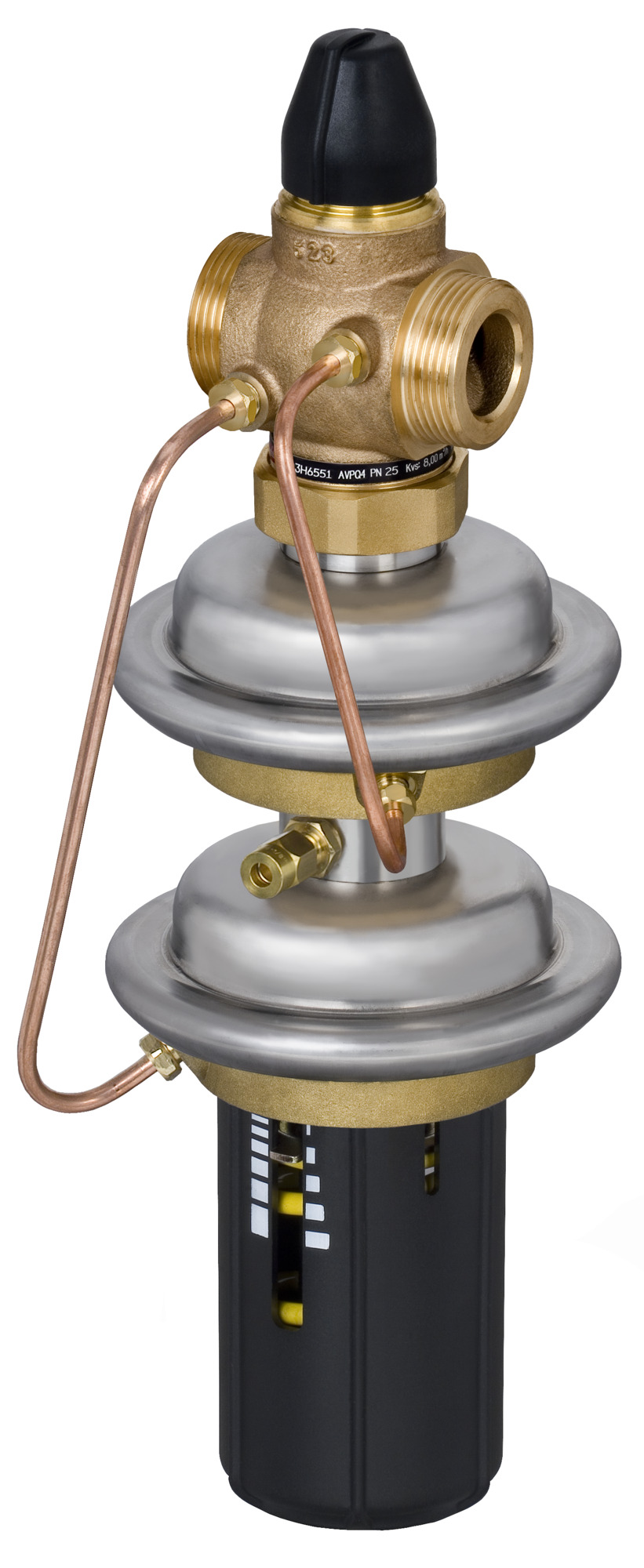 Danfoss Diff.Druck.+ V,stromreg.AVPQ4 DN20, Kvs 6,3, 0,3-2,0bar, G 1 A