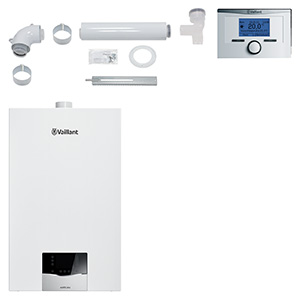 Vaillant Paket 1.121 Mehrfachbel. 3er VCW 20/26CS/1-5,VRT350,inkl.Abgasleitung