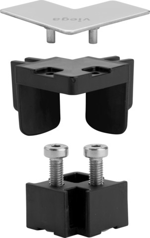 Viega Fertigbauset Advantix 4965.51 in Edelstahl glänzend