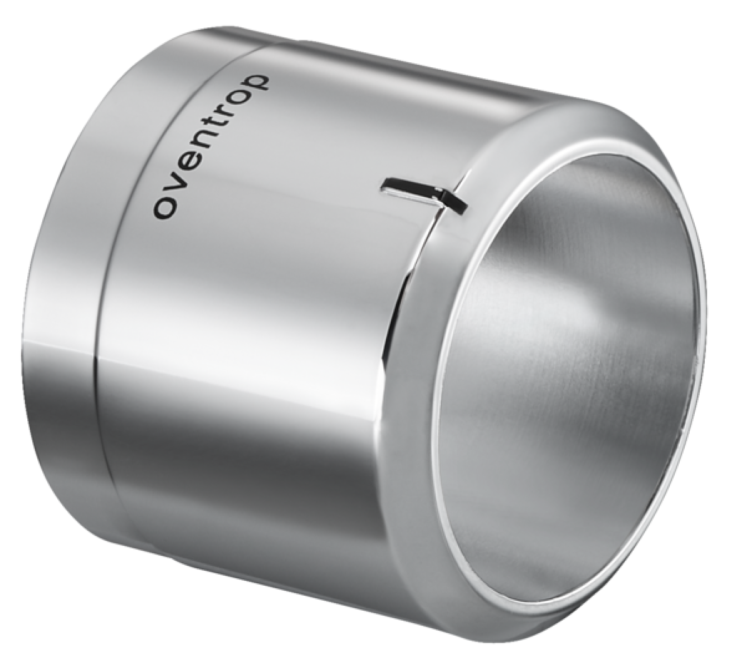 OVENTROP-Design-Abdeckung für "Uni SH" verchromt