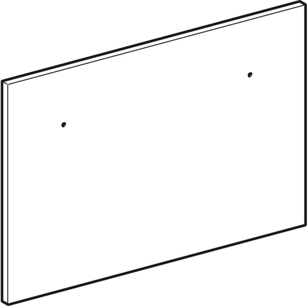 Geberit Schubladenfront für WTU Silk 60 cm weiß