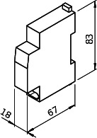 Helios ZV Zeit-Nachlaufrelais f. Verteilerschrankeinbau, 1-PH 230 V