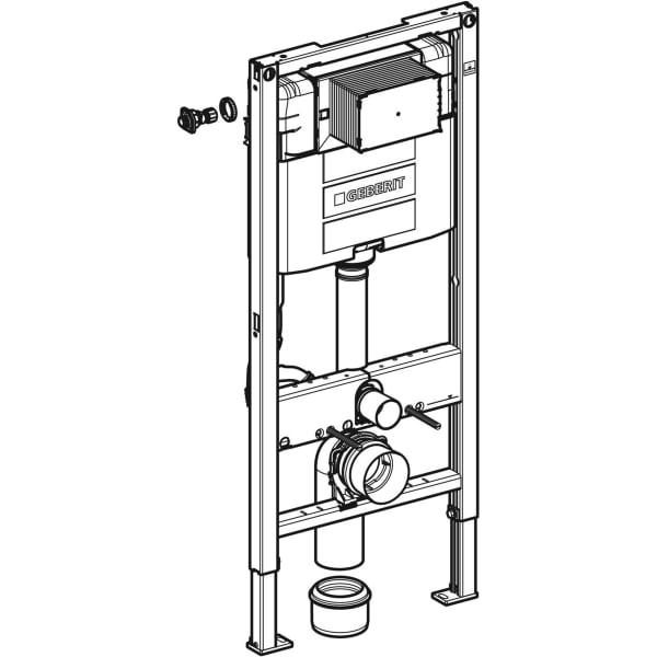 Geberit Duofix Element für Wand-WC 112cm mit Omega UP-SPK 12cm