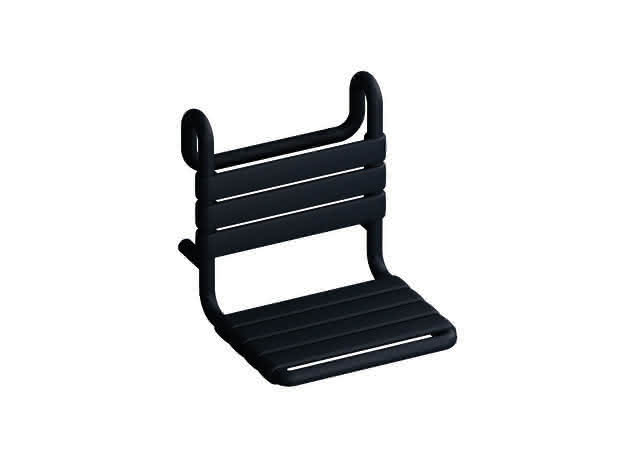 HEWI Einhängesitz Ser 801, matt, B:450 mm, H:472 mm, T:500 mm anthrazitgr