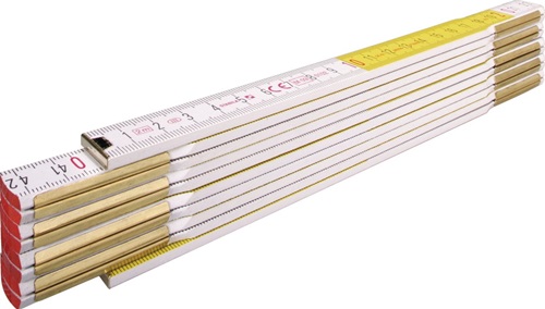 Gliedermassstab 600 L.2m mm/cm EG III Bu che weiss-gelb STABILA Gliedermassstab 600 L.2m mm/cm EG III Bu che weiss-gelb STABILA