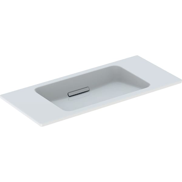 Geberit ONE WT, 90x40cm, CleanDrain, v.Ausld. o.Hl., Ül. verd., weiß Tect/weiß glzd