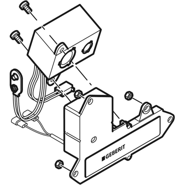 Geberit Umbauset IR komplett für Geberit Urinalsteuerung elektronisch Highline