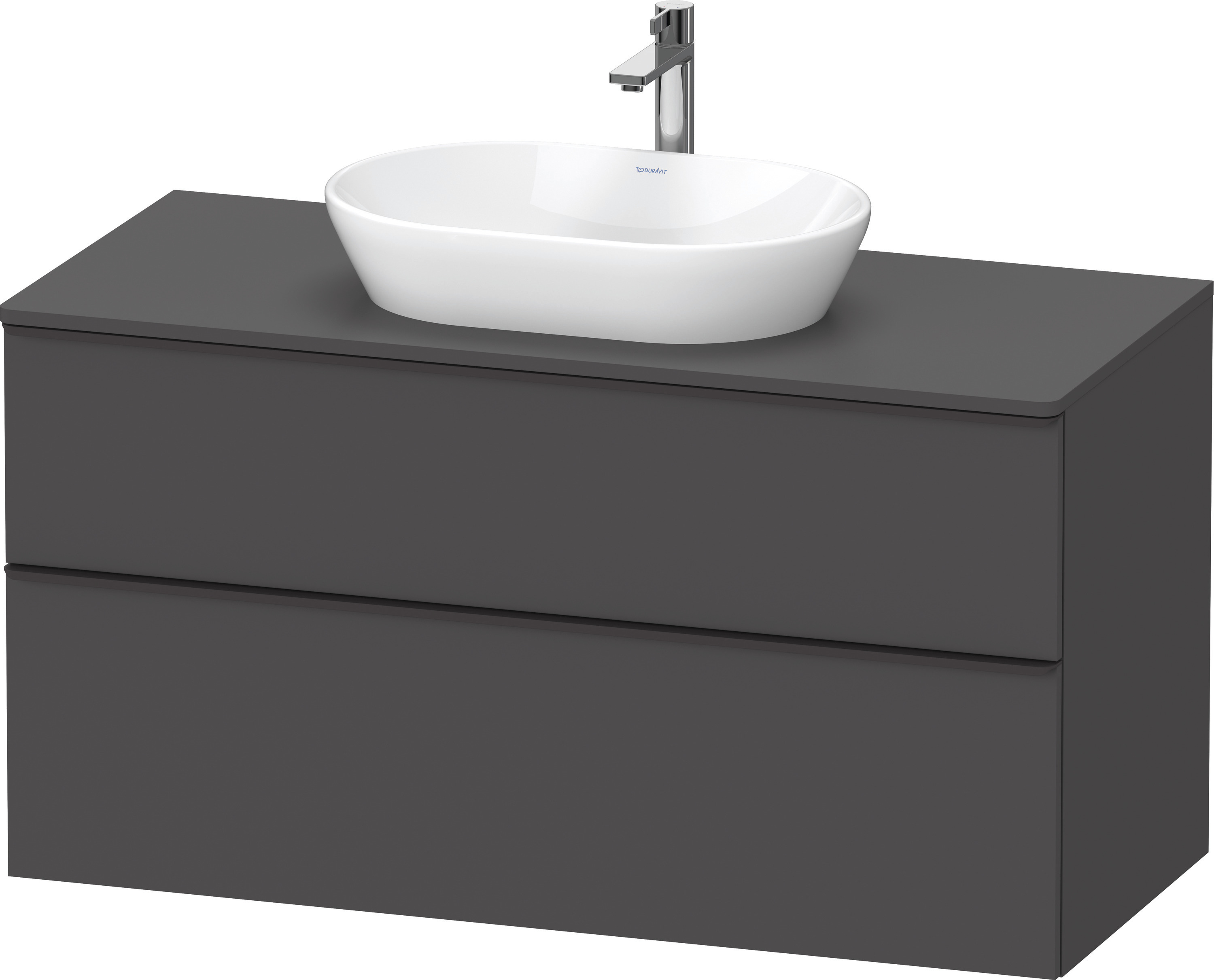Duravit D-Neo,Kons-WTU,AZ:1,SBK:1,Gr:Dia Schw 1200x550x644mm,Wdh,Graphit Matt, Dekor