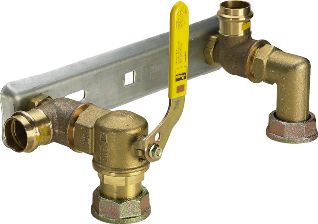Viega Montageeinheit G2343S in R1 x Rp1 x (4,0m3) x 28mm Messing Viega Montageeinheit G2343S in R1 x Rp1 x (4,0m3) x 28mm Messing