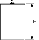 TECEdrainline Membran-Geruchsverschluss für Ablauf "flach"