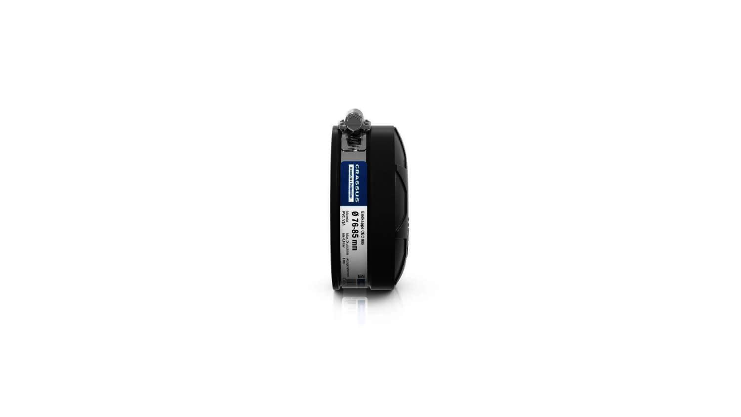 CR Endkappe CEC 085 (76-85mm), 0,6 bar, L: 44mm, EPDM / V2A