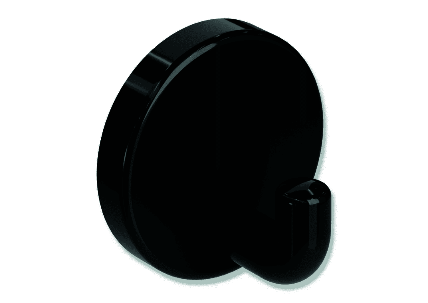 HEWI Wandhaken Ser 801, d:40mm tiefschwarz