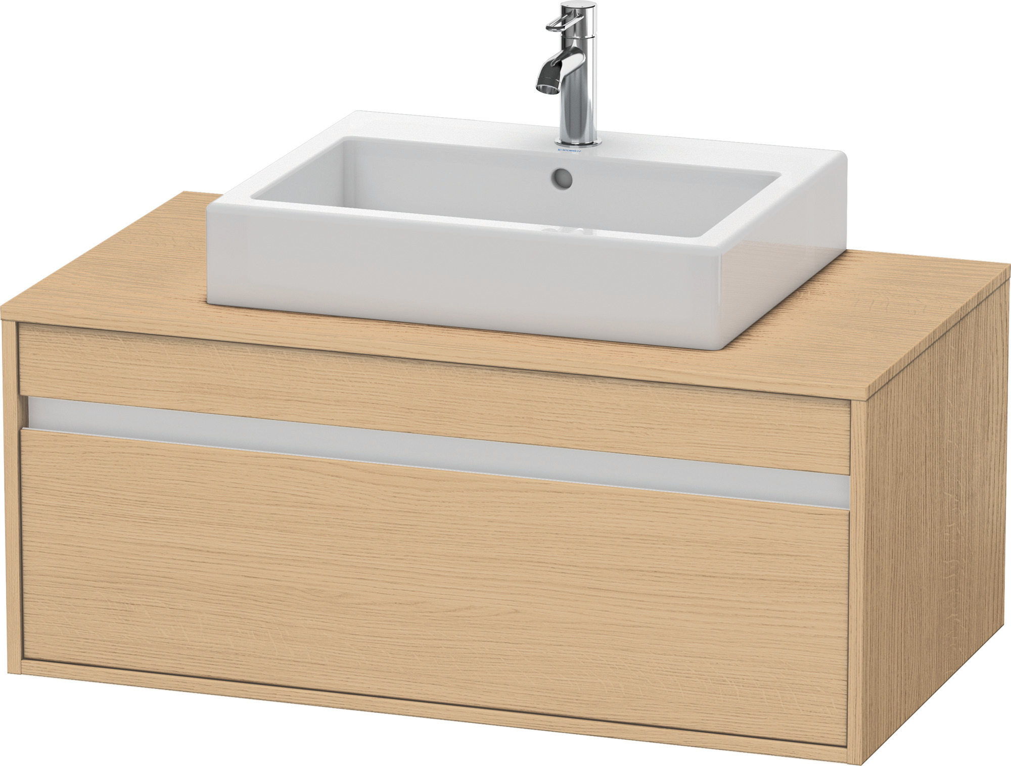 Duravit WTU wandhängend Ketho 550x1000x426mm 1 Auszug, für ASB mi., Eiche Natur