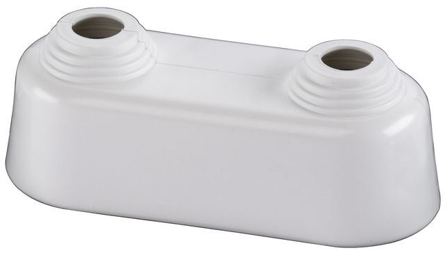 Flamco Doppelrosette hoch 10-22mm x Achsabstand 40mm Kst. weiß Flamco Doppelrosette hoch 10-22mm x Achsabstand 40mm Kst. weiß
