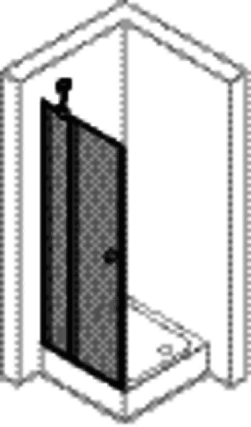 Hüppe Schwingt.501 Design ST 1000-1900 m.fest.Segm.510612.087.321 silb.matt 321