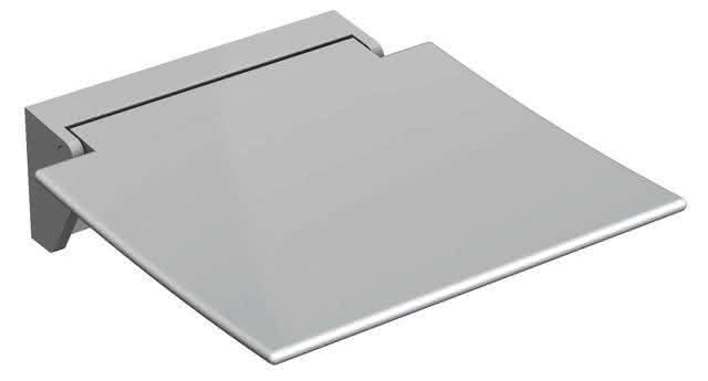 HEWI Klappsitz 350, B:350, T:373, Sitzf. u. Wandkonsole weiß signalweiß