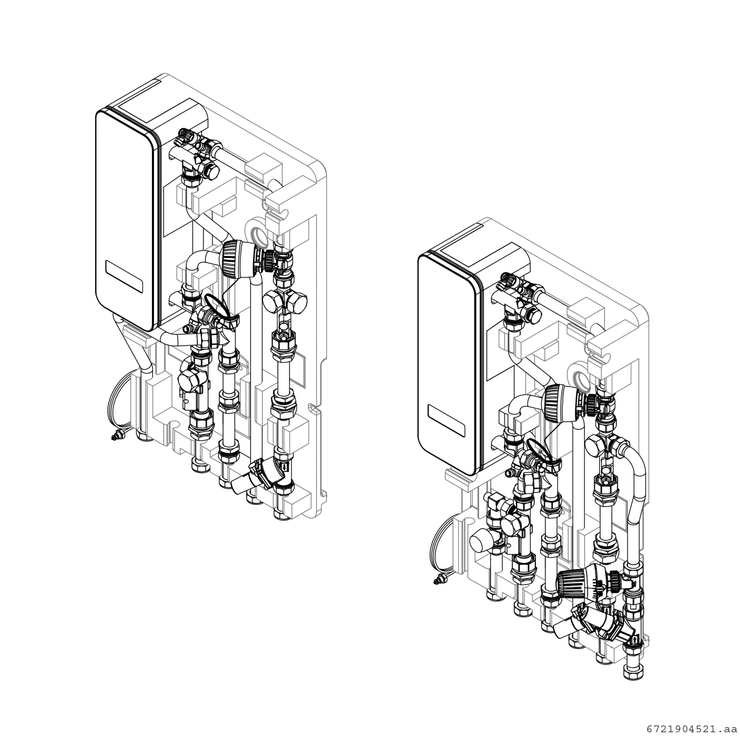 BOSCH Zubehör für Wohnungsstationen universelles Anschlussset F7001 35 RS