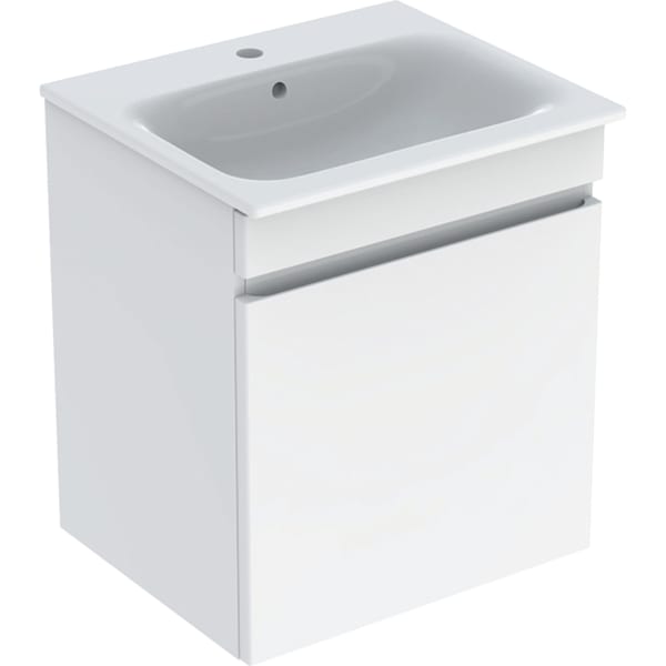 Geberit Renova Plan Set MWT m. US, 1 Schubl. 60x62,2x48cm, weiß hgl.