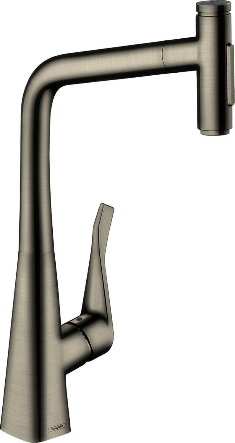 Hansgrohe Spültischmischer 320 Metris Select M71 Ausziehbrause 2jet sBox steel