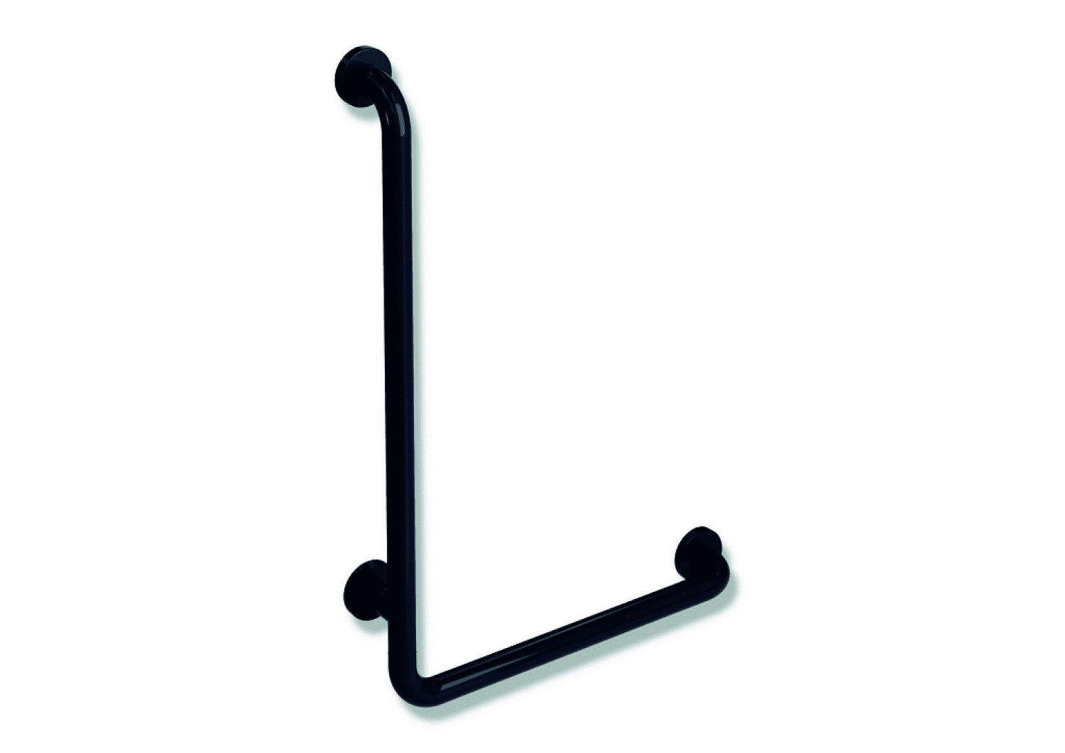 HEWI Winkelgriff Ser 801, d:33, AM:750mm, W:500mm stahlblau