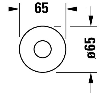 Duravit Circle Wanneneinlauf Ausl. 200mm, Chrom HG