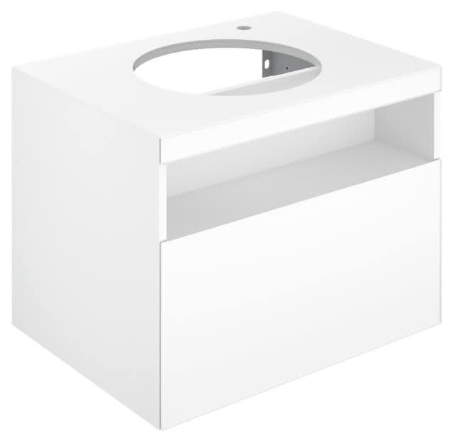 KEUCO WUB m.Ausz. Stageline 32855 Hahnl.re. Sd./Bel. 650x550x490mm inox