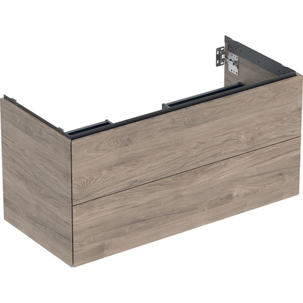 Geberit ONE Unterschrank für WT/-Platte 2 Schubl., 103,6x50,4x47cm,Nussb.hickory