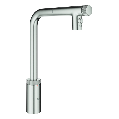 GROHE EH-SPT-Batterie Minta SmartControl 31889 azb. Laminarauslauf supersteel