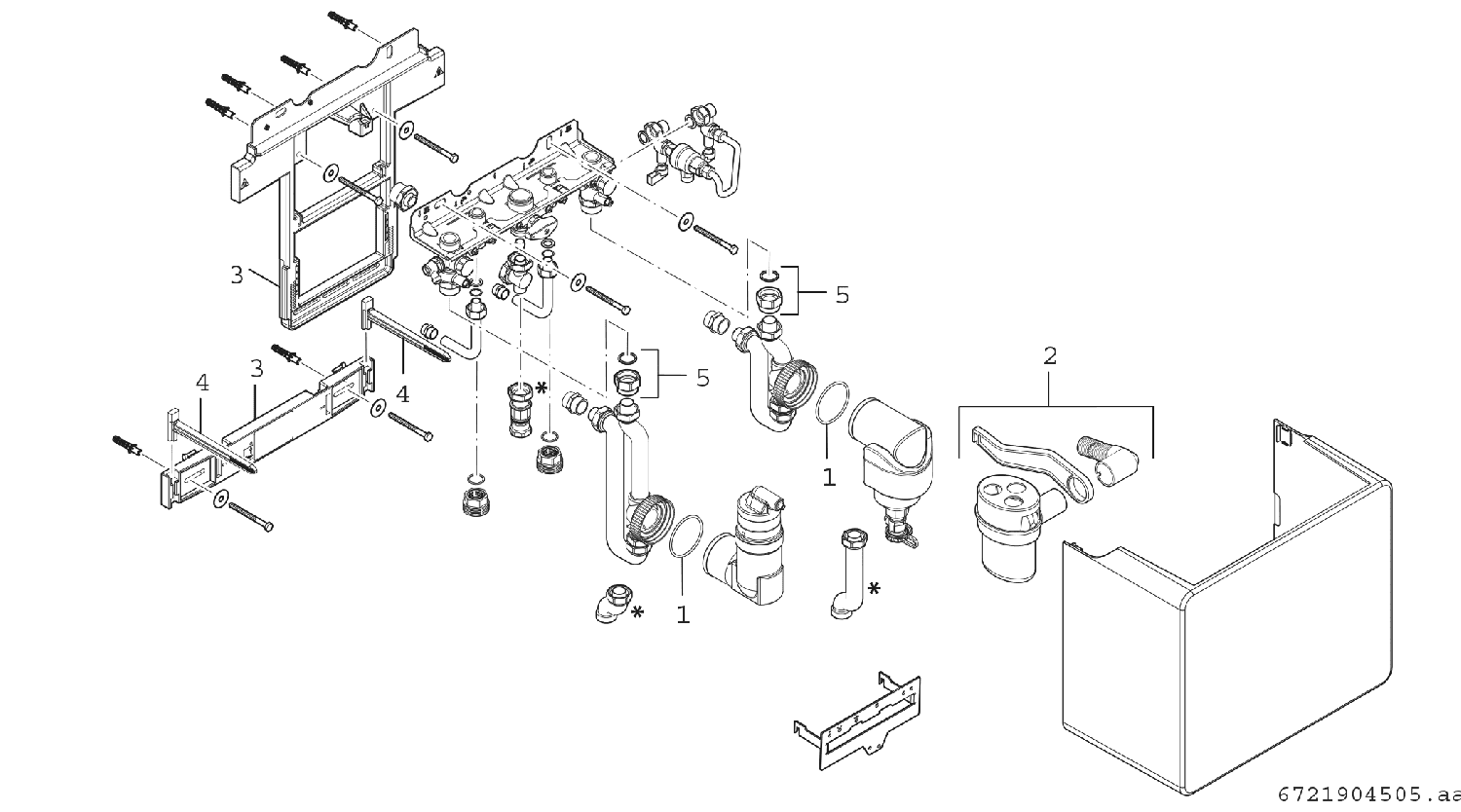 BOSCH Sonstiges Zubehör HW-SetBC-SD Magnetit-/Schlammabscheider