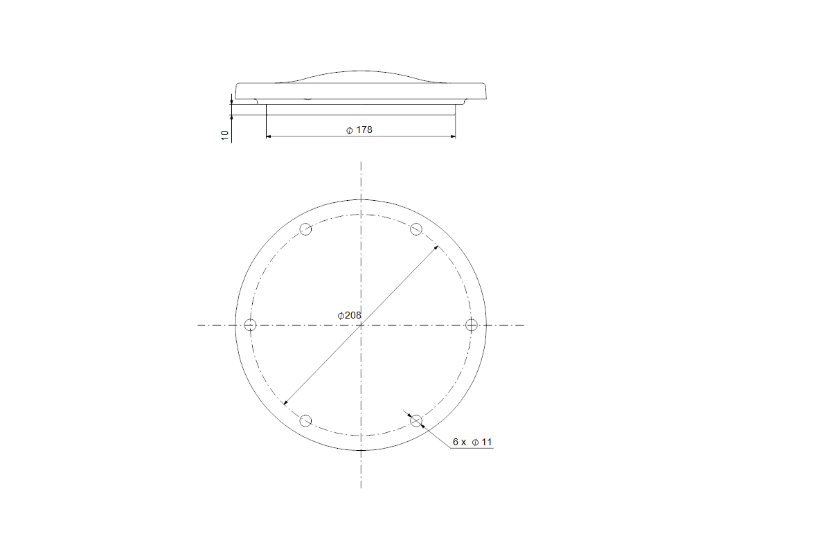 GRUNDFOS Zubehör für Trockenläufer Blindflansch inkl. O-Ring TP(E) D178