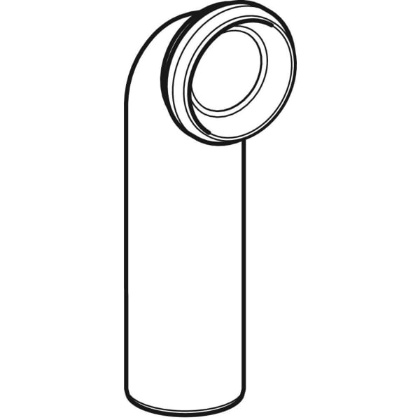 Geberit Anschlussbogen PP 90Gr d90/110