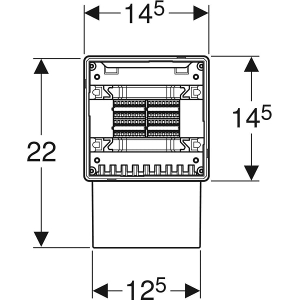 Geberit Rohbaubox für Gateway