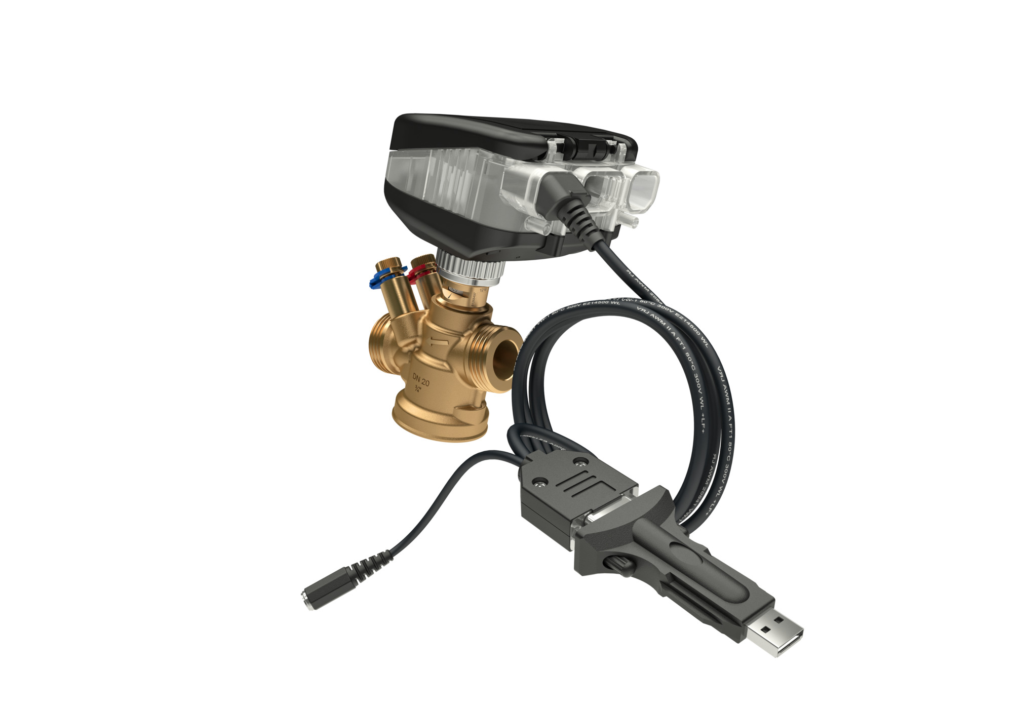 Danfoss druckunabh. Regelventil ABQM 4.0 DN15, 70-700 l/h, oh. Messnip., 3/4"AG