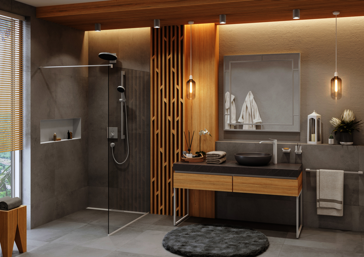 Hansgrohe Waschtischmischer 250 Vivenis ohne Ablaufgarn. Highriser mattweiss