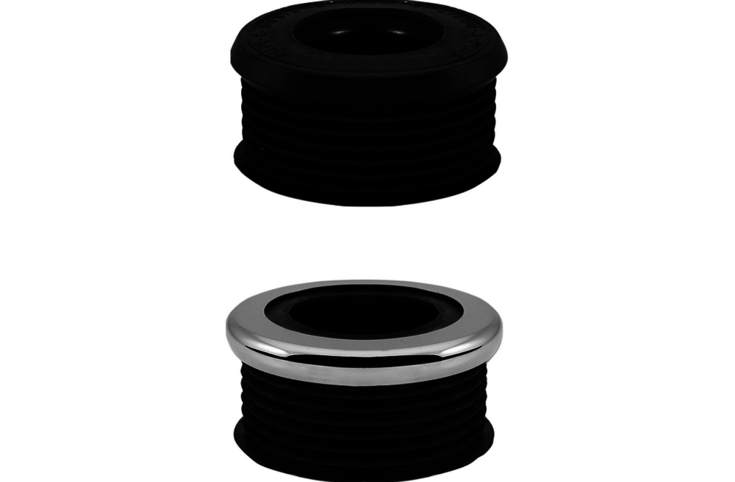 Euro-WC-Verbinder schwarz m.R. Nr.735382 55 mm WC-Innenstutzen/Spülrohr 38-45 mm Euro-WC-Verbinder schwarz m.R. Nr.735382 55 mm WC-Innenstutzen/Spülrohr 38-45 mm