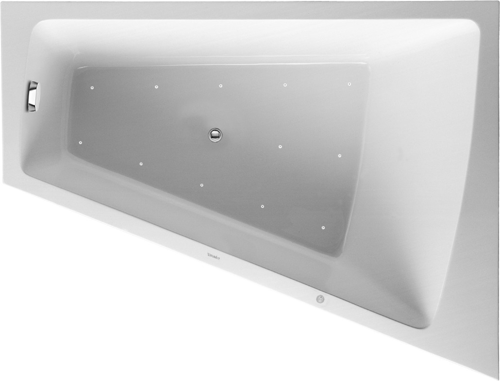 Duravit Whirlwanne Paiova 1700x1300mm, weiß Einbauversion,Ecke re.Air-System
