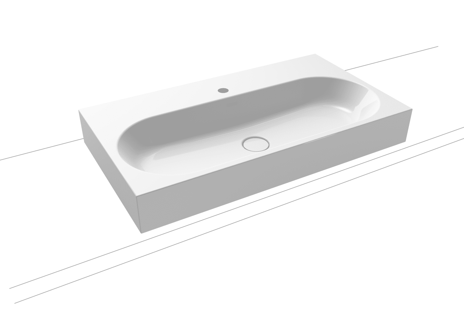 KA WB CENTRO Mod.3058,900x500mm,alpwe, PEFF,AD,m. 1HL,oÜL