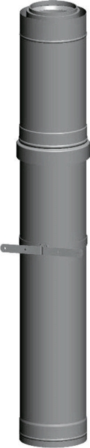 Wolf Dachdurchführung senkrecht C33x DN110/160, 1000 mm, aus Edelstahl/PP Wolf Dachdurchführung senkrecht C33x DN110/160, 1000 mm, aus Edelstahl/PP