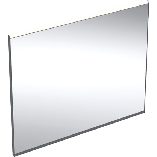 Geberit Option Plus LSP, eckig, direkte Bel. u. ind. Bel., 90x70x3,5cm, swm/alu elox