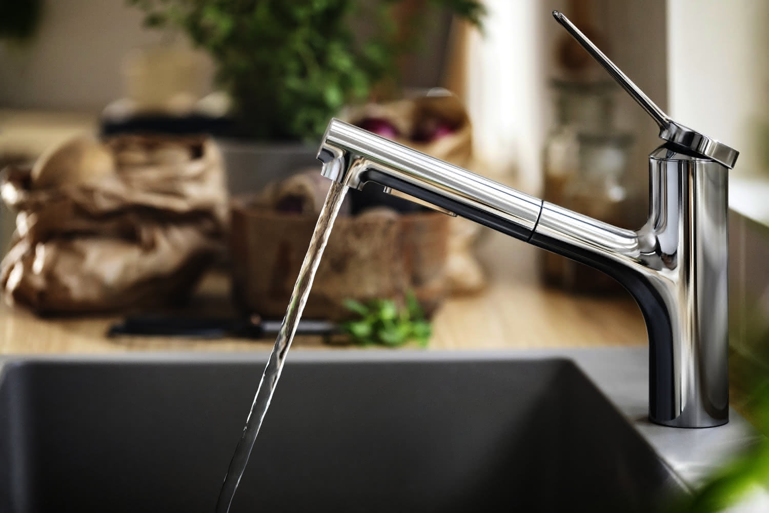 Hansgrohe Spültischmischer 150 Zesis M33 Ausziehbrause 2jet chrom