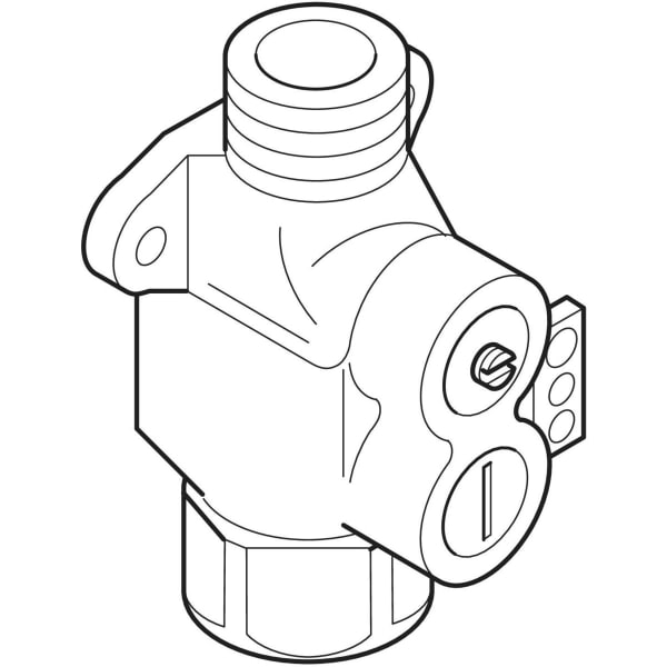 Geberit Absperrkolben für Urinalsteuerung Geberit Highline