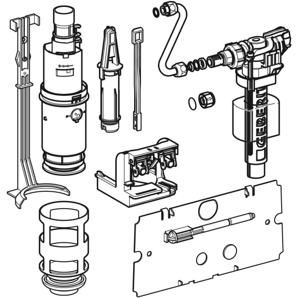 Geberit Umbauset für 2-Mengen-Spülung zu Geberit UP-Spülkästen Modell 110.800
