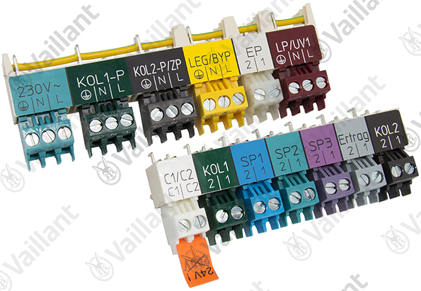 Vaillant Steckverbinder, Rast 5 (Set) Vaillant-Nr. 110760