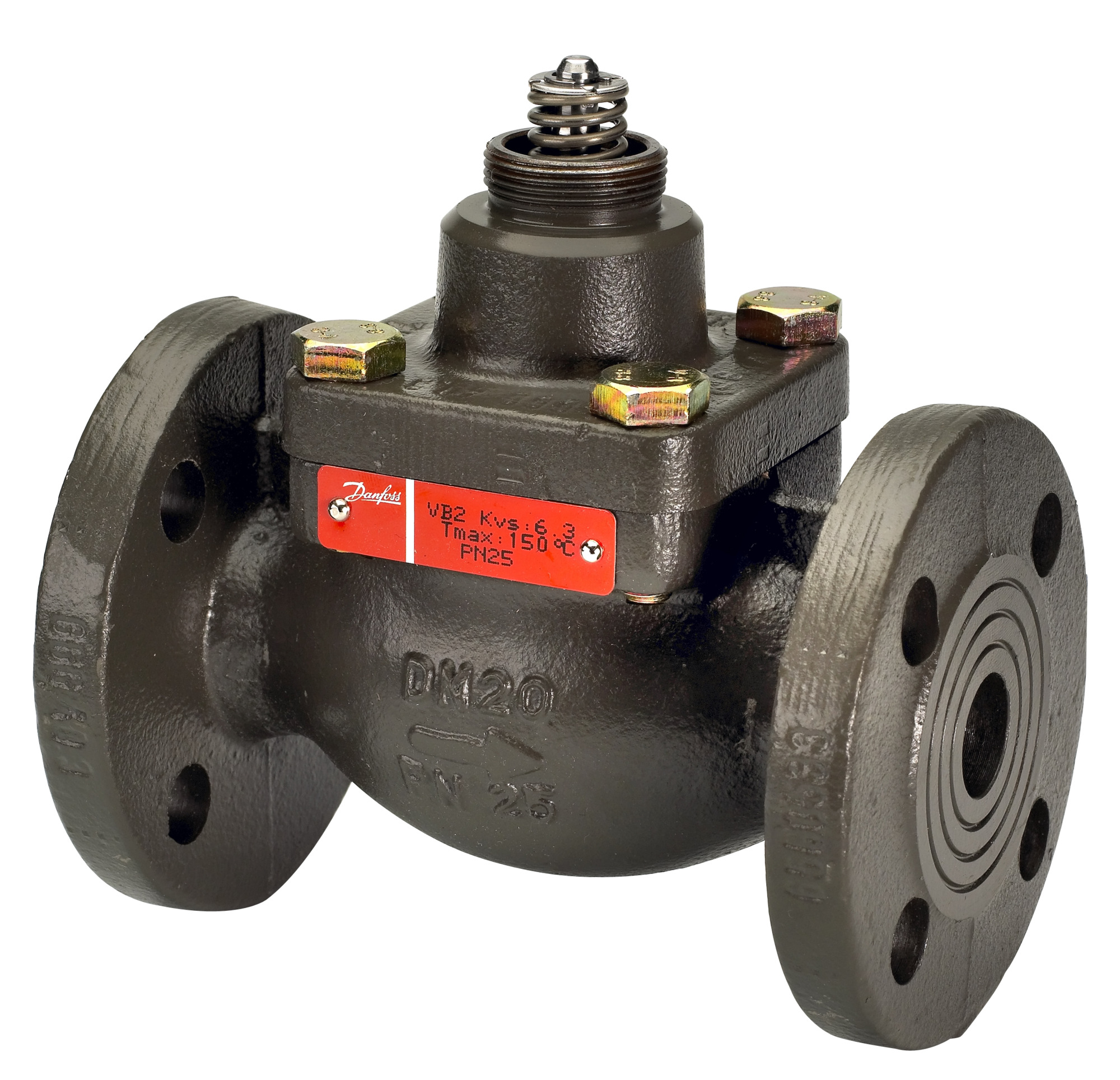 Danfoss Durchgangsventil VB2 DN40 Kvs 25,0, PN25, GGG40,3, Flansch