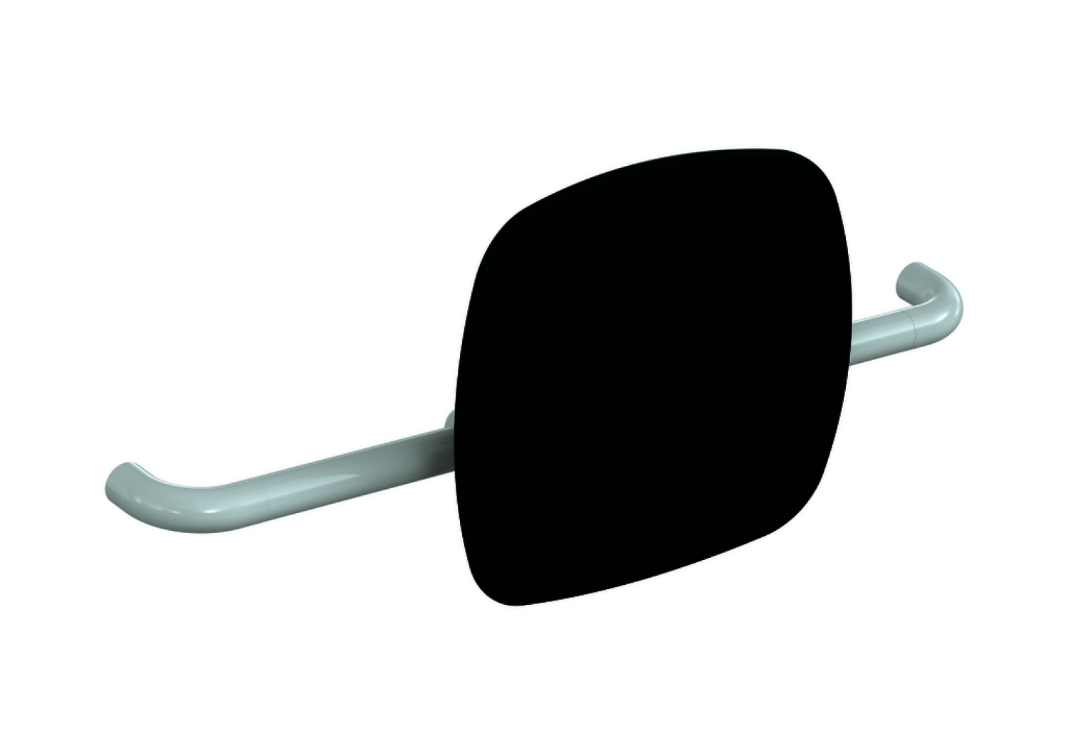 HEWI Rückenstütze Fb 90, WA 150mm SK-Griff-Montage signalweiß
