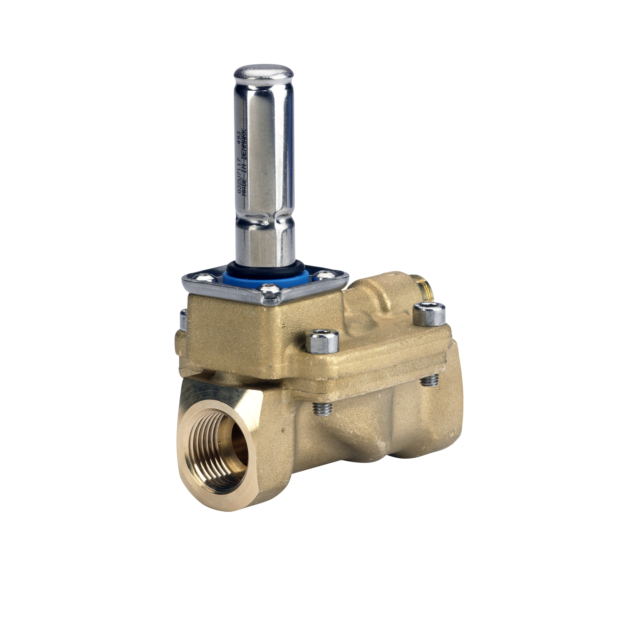 Danfoss Magnetventil, EV224B, Kv 4,00 m3/h, NO, G, 1/2, NBR