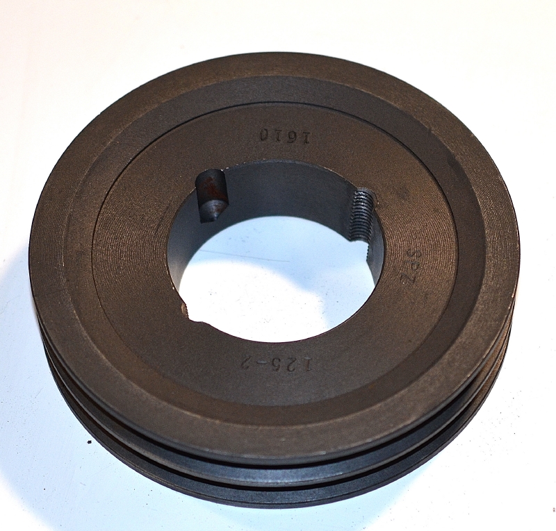 Keilriemenscheibe SPZ,2-rillig 125mm Durchmesser Keilriemenscheibe SPZ,2-rillig 125mm Durchmesser