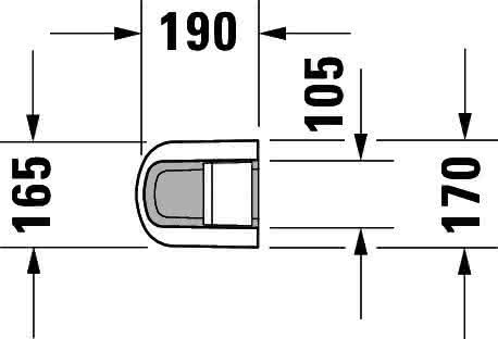DU Standsäule DuraStyle für 231965, 231960, 231955, weiß