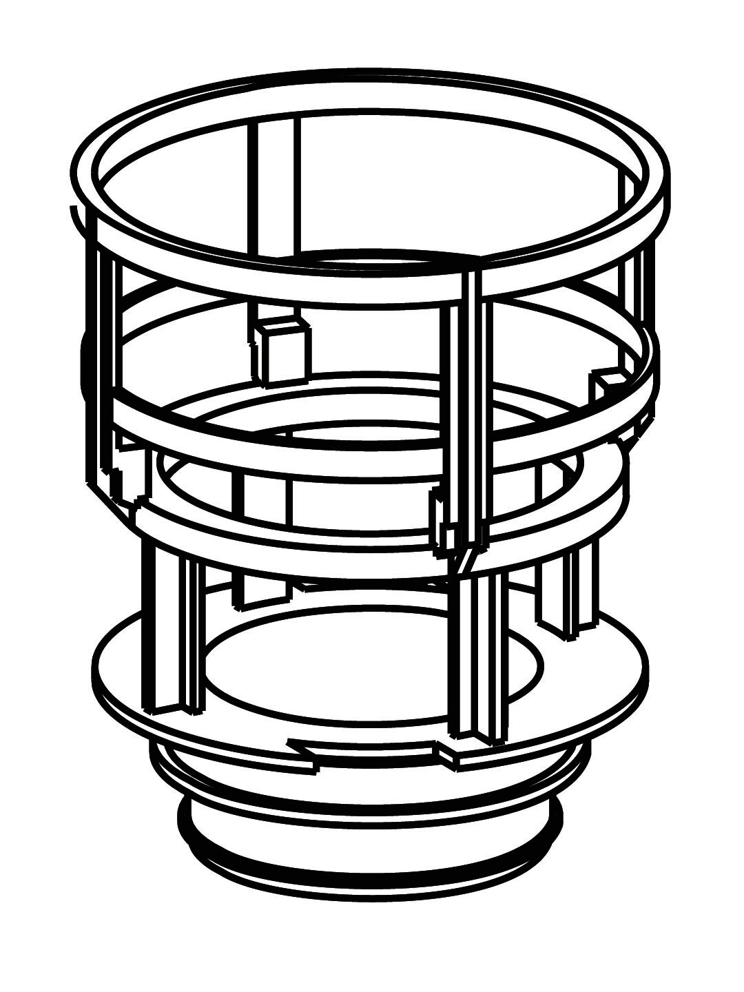 Ablaufkorb A31/B31/P31 (1.Generation)