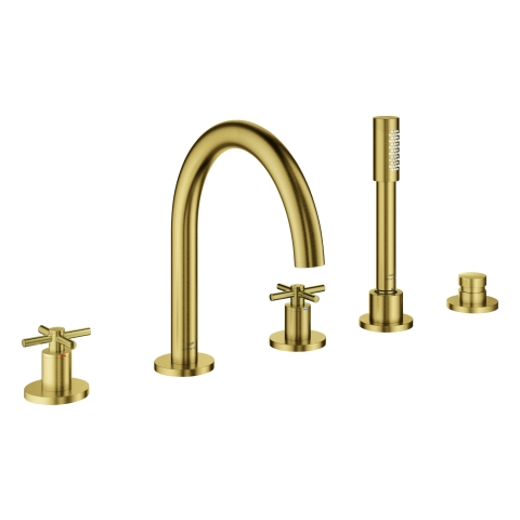 GROHE 5-Loch-Wannen-Kombination Atrio 29408 FMS Kreuz-Griff cool sunrise geb. GROHE 5-Loch-Wannen-Kombination Atrio 29408 FMS Kreuz-Griff cool sunrise geb.